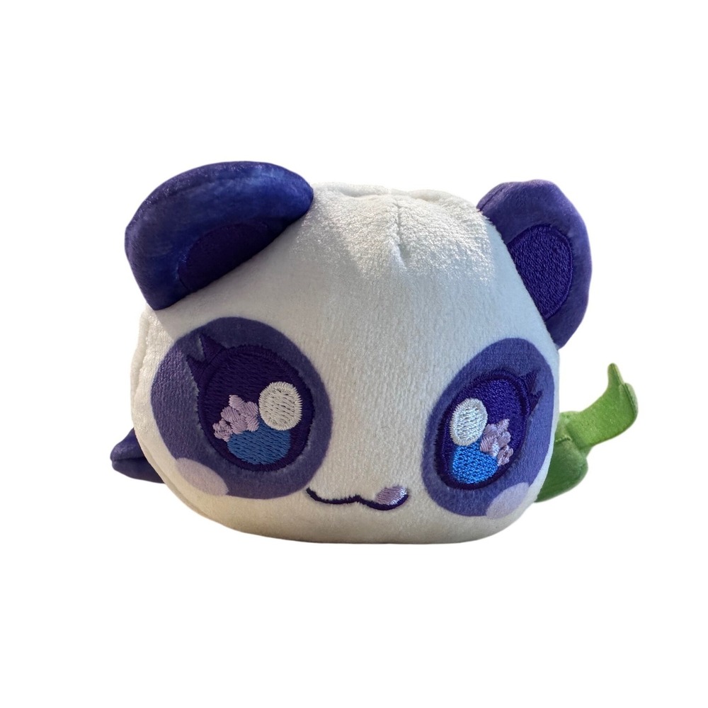 Aphmau MeeMeows Mystery Plush Panda Cat Safari Collection Purple White 6 Inch